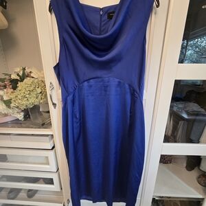 Banana Republic Royal Blue Midi Dress